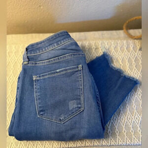 Arizona Jean Co Size 5 Jeans. Frayed bottom, ripped and frayed. Gently Used.